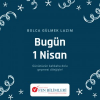 1 NİSAN ŞAKA GÜNÜ KUTLU OLSUN.