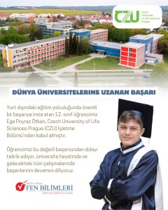 YURT DIŞI ÜNİVERSİTE BAŞARIMIZ