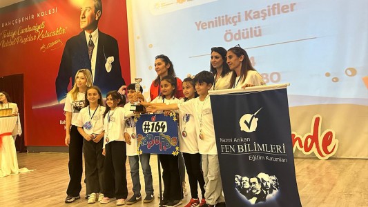 FIRST LEGO LEAGUE'DE ÖDÜL BİZİM!