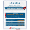 2026 LGS BAŞVURULARI BAŞLADI
