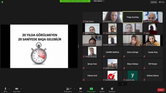 İŞ SAĞLIĞI GÜVENLİĞİ UZMANI TOLGA ACARBAY TARAFINDAN ÖZEL FEN BİLİMLERİ BORNOVA EĞİTİM KAMPÜSÜ ÇALIŞANLARINA TEMEL İŞ SAĞLIĞI VE GÜVENLİĞİ EĞİTİMİ VERİLMİŞTİR.