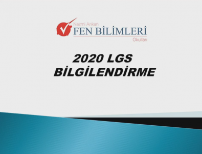 2020 LGS BİLGİLENDİRME 