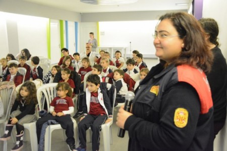 Anaokulu ve İlkokul Öğrencilerimiz Temel Afet Bilinci Eğitiminde