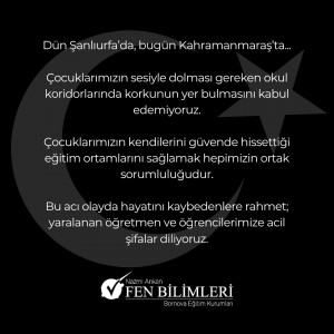 DÜN ŞANLIURFA'DA, BUGÜN KAHRAMANMARAŞ'TA