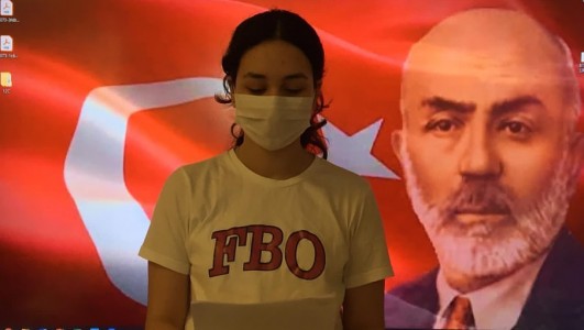 İSTİKLAL MARŞI’MIZIN KABULÜNÜ, LİSE ÖĞRENCİLERİMİZLE TÖREN YAPARAK KUTLADIK. 