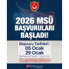 2026 MSÜ BAŞVURULARI BAŞLADI