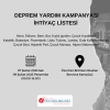 DEPREM YARDIM KAMPANYASI İHTİYAÇ LİSTESİ