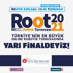 TÜRKİYENİN EN BÜYÜK ONLİNE ROBOTİK TURNUVASINDA YARI FİNALDEYİZ !