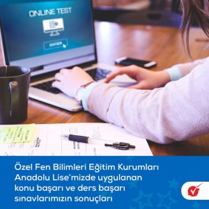 ANADOLU LİSE’MİZDE UYGULANAN KONU BAŞARI VE DERS BAŞARI SINAVLARINDA TÜM SORULARI DOĞRU CEVAPLAYARAK TÜRKİYE 1. OLAN ÖĞRENCİLERİMİZİ TEBRİK EDER EMEĞİ GEÇEN ÖĞRETMENLERİMİZE VE DESTEK VEREN AİLELERİMİZE TEŞEKKÜR EDERİZ. 