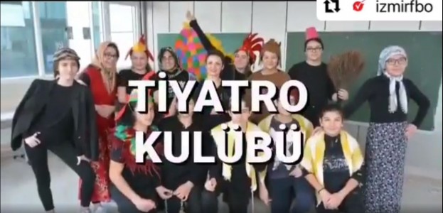 OKULUMUZDA OLSAYDIK, TİYATRO KULÜBÜMÜZ BUGÜN SAHNEDE OLACAKTI...