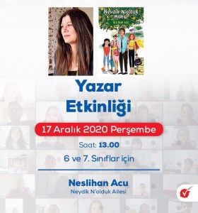 “NEYDİK N’OLDUK AİLESİ” KİTABI YAZARIMIZ SAYIN NESLİHAN ACU, ZOR ZAMANLARDA BİRBİRİNE TUTUNAN BİR AİLEYİ EĞLENCELİ ÜSLUBUYLA ANLATTIĞI KİTABINDA, HER ŞEYE RAĞMEN YENİDEN BAŞLAYABİLMENİN VE BİR ARADA OLMANIN UMUDUNU ELDEN BIRAKMAMAYI BİZE ÖĞRETECEK.
