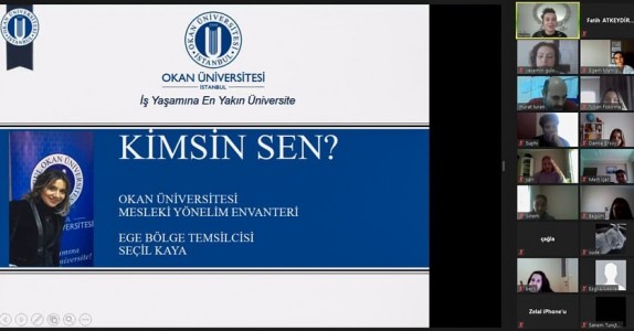 OKAN ÜNİVERSİTESİ EGE BÖLGE TEMSİLCİSİ SEÇİL KAYA TARAFINDAN 