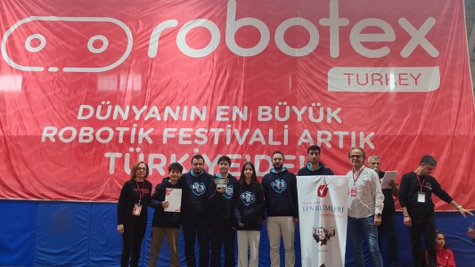 2024 ROBOTEX TÜRKİYE EFE BÖLGESİ FOLKRACE KATEGORİSİNDE TAKIMIMIZ 1. OLMUŞTUR.