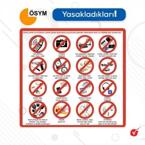 YKS YAKLAŞIRKEN, SINAV SALONUNA GÖTÜRMEMEMİZ GEREKENLERİ TEKRAR HATIRLAYALIM.