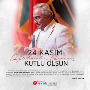 24 KASIM ÖĞRETMENLER GÜNÜ KUTLU OLSUN.