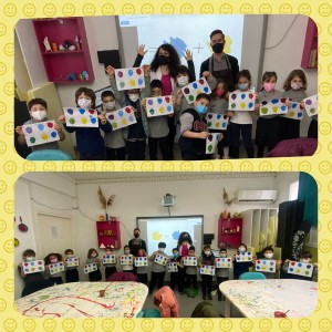 1-A SINIFIMIZ İLE BU HAFTA İNGİLİZCE MAİN COURSE DERSİNDE ANA VE ARA RENKLER KONUSUNU ÖĞRENDİK.